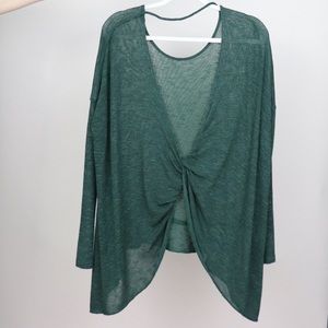 Free People Chasing Shadow twist/open back sweater